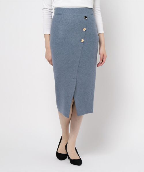 LOUNGEDRESS（ラウンジドレス）の「ブークレラップスカート（スカート・レディース・ブルー/アイボリー/ミント・FREE）」の18枚目の写真