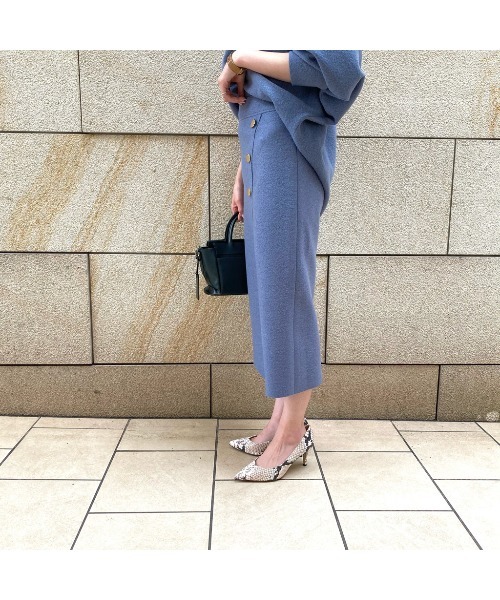 LOUNGEDRESS（ラウンジドレス）の「ブークレラップスカート（スカート・レディース・ブルー/アイボリー/ミント・FREE）」の16枚目の写真