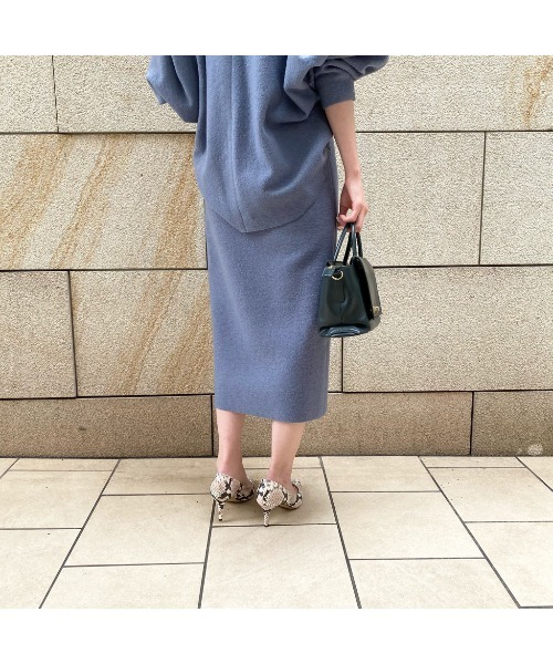 LOUNGEDRESS（ラウンジドレス）の「ブークレラップスカート（スカート・レディース・ブルー/アイボリー/ミント・FREE）」の17枚目の写真