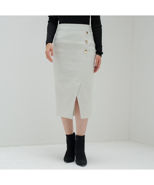 LOUNGEDRESS（ラウンジドレス）の「ブークレラップスカート（スカート・レディース・ブルー/アイボリー/ミント・FREE）」の20枚目の写真