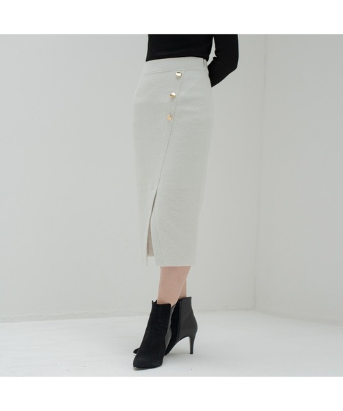 LOUNGEDRESS（ラウンジドレス）の「ブークレラップスカート（スカート・レディース・ブルー/アイボリー/ミント・FREE）」の22枚目の写真