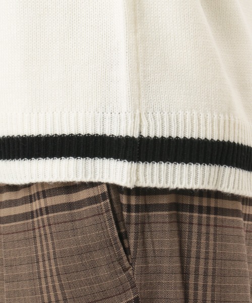 make a ray!（メイク ア レイ！）の「オーバーサイズ チルデンニット セーター（ニット/セーター・メンズ・ベージュ/グレー/オフホワイト/ブラック・M/L/XL）」の9枚目の写真