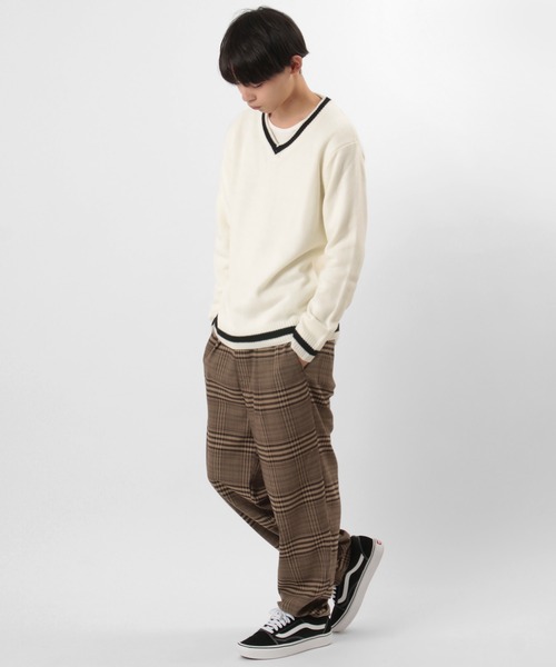 make a ray!（メイク ア レイ！）の「オーバーサイズ チルデンニット セーター（ニット/セーター・メンズ・ベージュ/グレー/オフホワイト/ブラック・M/L/XL）」の12枚目の写真