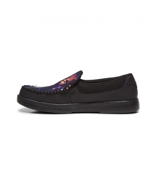 DC SHOES(ディーシーシューズ)の「VILLAIN 2 AC/DC/スニーカー 総柄 ACDC コラボ(スニーカー・メンズ・ブラック・25.5cm/26cm/26.5cm/27cm/27.5cm/28cm/28.5cm)」の3枚目の写真