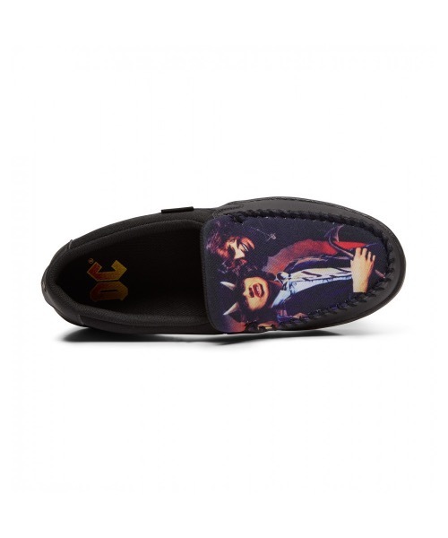 DC SHOES(ディーシーシューズ)の「VILLAIN 2 AC/DC/スニーカー 総柄 ACDC コラボ(スニーカー・メンズ・ブラック・25.5cm/26cm/26.5cm/27cm/27.5cm/28cm/28.5cm)」の5枚目の写真