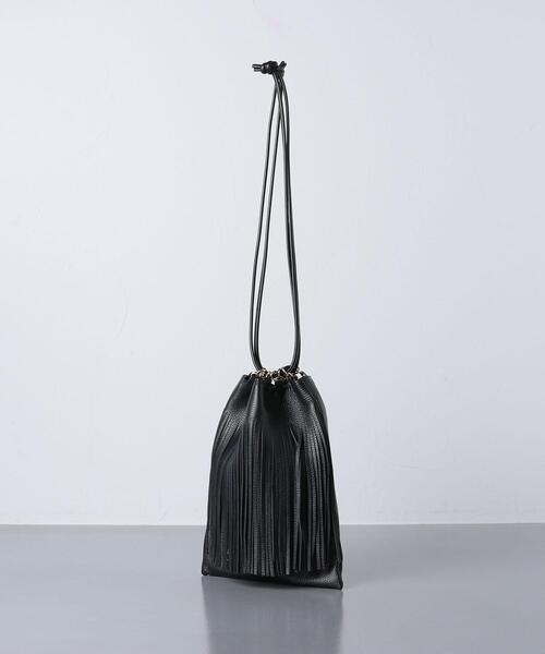 5525Gallery(ゴーゴーニーゴーギャラリー)の「<5525gallery×RAMIDUS>フリンジポーチ ■■■(ハンドバッグ・レディース・ホワイト/ブラック/ベージュ・FREE)」の10枚目の写真