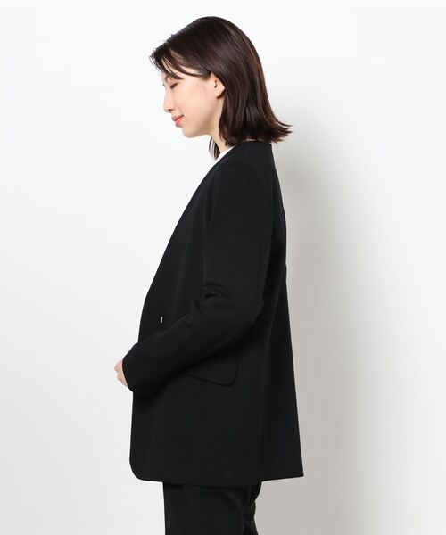 PICCIN(ピッチン)の「ノーカラージャケット(ノーカラージャケット・レディース・ブラック/キャメル・M)」の22枚目の写真