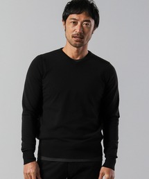 TETE HOMME（テットオム）の「ハイゲージVネックニット（ニット/セーター・メンズ）」