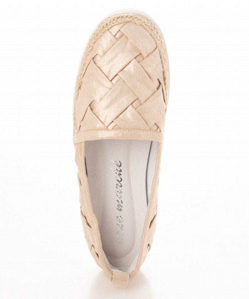 neue marche（ノイエマルシェ）の「スリッポンシューズ/108（スリッポン・レディース・ライトグレー/ブラック/ゴールド・22.5cm/23cm/23.5cm/24cm/24.5cm）」の7枚目の写真