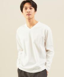 < 機能 / 汗染み防止・抗菌 > WTO A/S クリーン Vネック カットソー