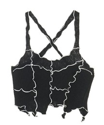 Candy Stripper | RANDOM PATCHED RIB BUSTIER(キャミソール)