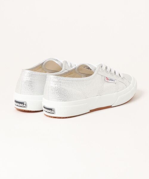 SUPERGA(スペルガ)の「《SUPERGA》2750-LAMEW(スニーカー・レディース・シルバー/シルバー×ブルー・39/37/38/36/35)」の3枚目の写真