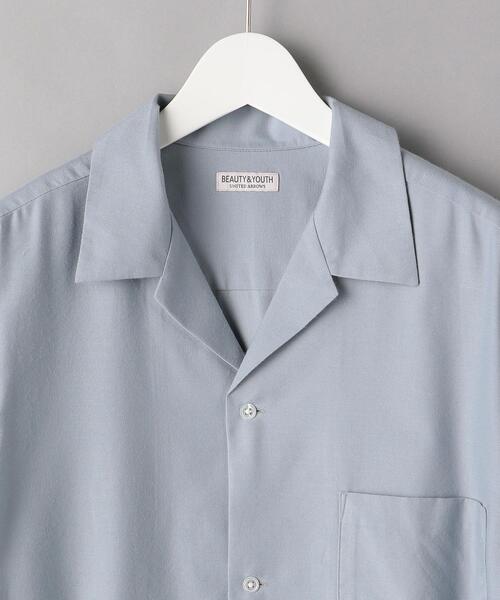 BEAUTY&YOUTH UNITED ARROWS(ビューティーアンドユースユナイテッドアローズ)の「BY T/R コットン モールスキン オープンカラー リラックスフォルム シャツ(シャツ/ブラウス・メンズ・オリーブ/ライトブルー/ベージュ・LARGE/SMALL/MEDIUM/X-LARGE)」の7枚目の写真