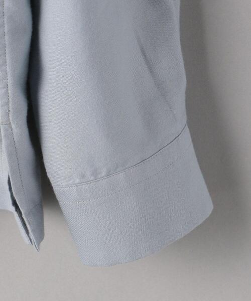 BEAUTY&YOUTH UNITED ARROWS(ビューティーアンドユースユナイテッドアローズ)の「BY T/R コットン モールスキン オープンカラー リラックスフォルム シャツ(シャツ/ブラウス・メンズ・オリーブ/ライトブルー/ベージュ・LARGE/SMALL/MEDIUM/X-LARGE)」の8枚目の写真