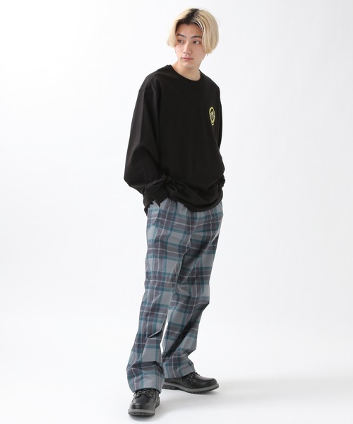 ISTKUNST（イストクンスト）の「【UNISEX】ISTKUNST／LOGO&SMILEYロンT 2940858（Tシャツ/カットソー・メンズ・ホワイト/ブラック/ライトパープル/ネイビー/ライトグレー・SMALL/MEDIUM/LARGE）」の15枚目の写真