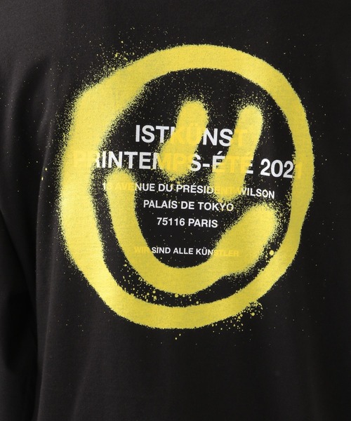 ISTKUNST（イストクンスト）の「【UNISEX】ISTKUNST／LOGO&SMILEYロンT 2940858（Tシャツ/カットソー・メンズ・ホワイト/ブラック/ライトパープル/ネイビー/ライトグレー・SMALL/MEDIUM/LARGE）」の17枚目の写真