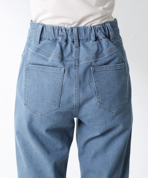 Honeys（ハニーズ）の「裾スリットデニムパンツ（デニムパンツ・レディース・グレー/インディゴブルー/ブルー/ホワイト・S/M/L）」の8枚目の写真