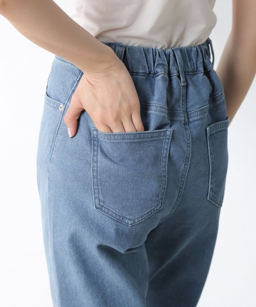 Honeys（ハニーズ）の「裾スリットデニムパンツ（デニムパンツ・レディース・グレー/インディゴブルー/ブルー/ホワイト・S/M/L）」の16枚目の写真
