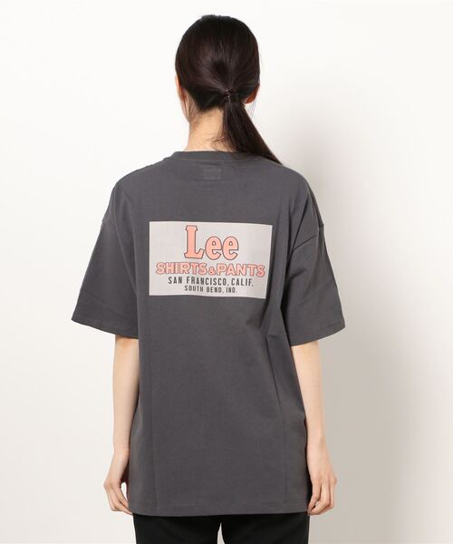 Lee（リー）の「【Lee】バックプリントＴシャツ（Tシャツ/カットソー・レディース・ベージュ/ダークグレー/ホワイト・M/L）」の5枚目の写真