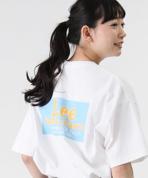 Lee（リー）の「【Lee】バックプリントＴシャツ（Tシャツ/カットソー・レディース・ベージュ/ダークグレー/ホワイト・M/L）」の12枚目の写真