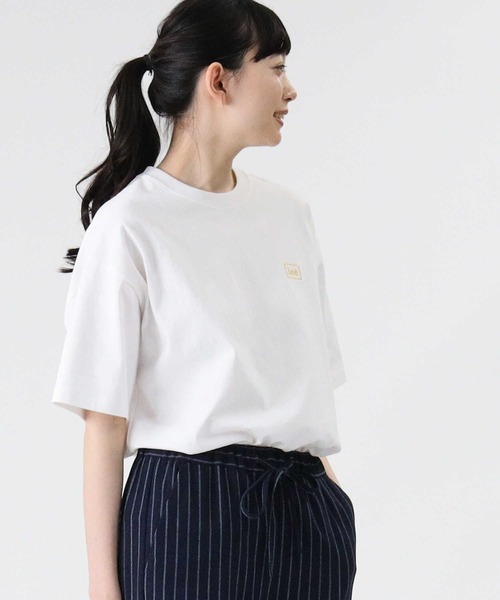 Lee（リー）の「【Lee】バックプリントＴシャツ（Tシャツ/カットソー・レディース・ベージュ/ダークグレー/ホワイト・M/L）」の13枚目の写真