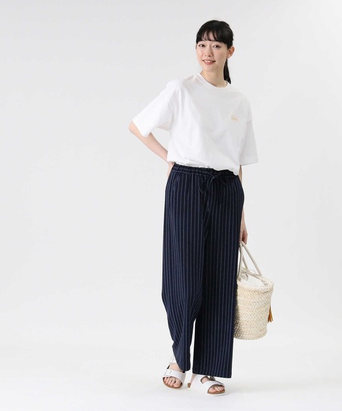 Lee（リー）の「【Lee】バックプリントＴシャツ（Tシャツ/カットソー・レディース・ベージュ/ダークグレー/ホワイト・M/L）」の14枚目の写真