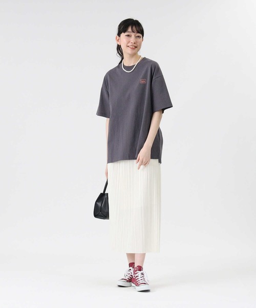 Lee（リー）の「【Lee】バックプリントＴシャツ（Tシャツ/カットソー・レディース・ベージュ/ダークグレー/ホワイト・M/L）」の19枚目の写真