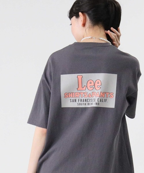 Lee（リー）の「【Lee】バックプリントＴシャツ（Tシャツ/カットソー・レディース・ベージュ/ダークグレー/ホワイト・M/L）」の22枚目の写真