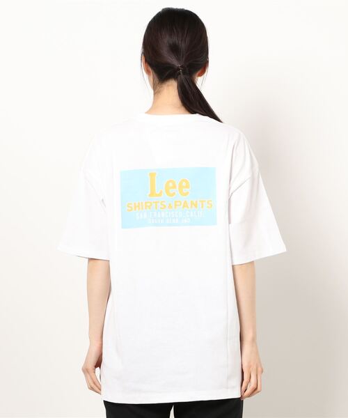 Lee（リー）の「【Lee】バックプリントＴシャツ（Tシャツ/カットソー・レディース・ベージュ/ダークグレー/ホワイト・M/L）」の16枚目の写真