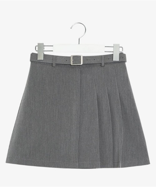 SONA（ソナ）の「SONYUNARA ハーフプリーツミニスカート （スカート・レディース・ブラック/グレー・SMALL/MEDIUM）」の8枚目の写真
