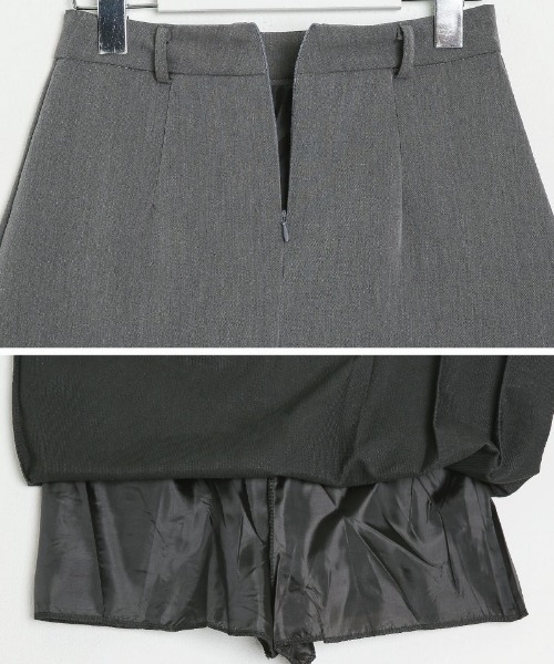 SONA（ソナ）の「SONYUNARA ハーフプリーツミニスカート （スカート・レディース・ブラック/グレー・SMALL/MEDIUM）」の15枚目の写真