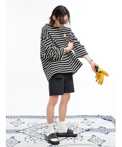 VLADVLADES（ブラッドブラデス）の「【VLADVLADES】Heavy smoker shorts（その他パンツ・メンズ・ホワイト/ブラック・ONE SIZE）」の7枚目の写真