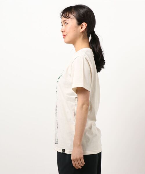 go slow caravan(ゴースローキャラバン)の「eco lead リサイクル天竺 パイナップルクマTEE W(Tシャツ/カットソー・レディース・グリーン系その他/ナチュラル・FREE)」の3枚目の写真