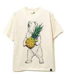 go slow caravan | eco lead リサイクル天竺 パイナップルクマTEE W(Tシャツ/カットソー)