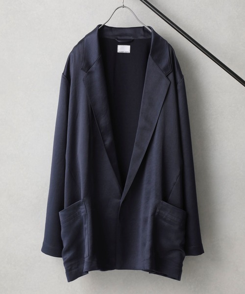 NUMBER (N)INE(ナンバーナイン)の「STUDIOUS別注 ラペルカーディガンジャケット(テーラードジャケット・メンズ・ブラック/グレー/ブラウン/ネイビー・1/3/2)」の6枚目の写真