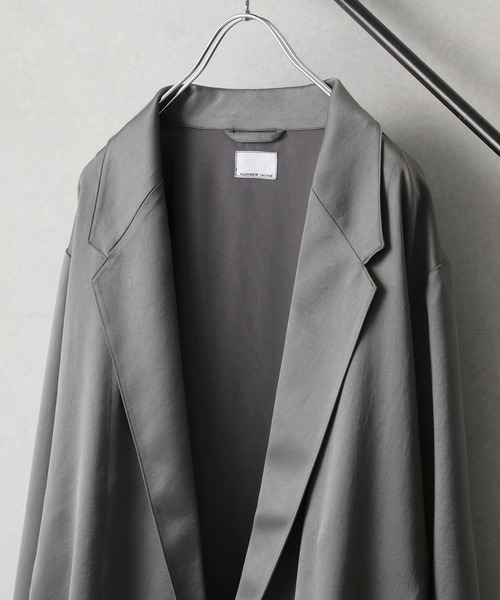 NUMBER (N)INE(ナンバーナイン)の「STUDIOUS別注 ラペルカーディガンジャケット(テーラードジャケット・メンズ・ブラック/グレー/ブラウン/ネイビー・1/3/2)」の7枚目の写真