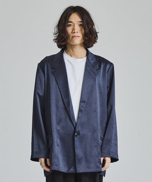 NUMBER (N)INE(ナンバーナイン)の「STUDIOUS別注 ラペルカーディガンジャケット(テーラードジャケット・メンズ・ブラック/グレー/ブラウン/ネイビー・1/3/2)」の11枚目の写真