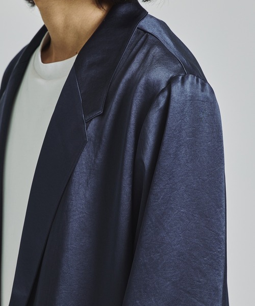 NUMBER (N)INE(ナンバーナイン)の「STUDIOUS別注 ラペルカーディガンジャケット(テーラードジャケット・メンズ・ブラック/グレー/ブラウン/ネイビー・1/3/2)」の15枚目の写真