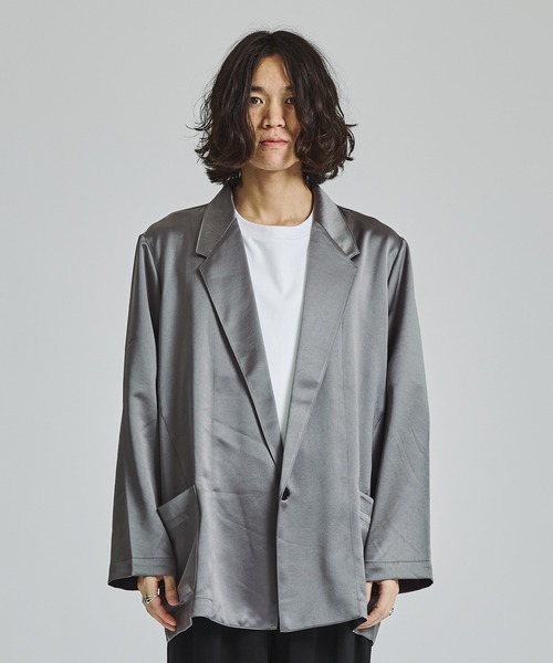 NUMBER (N)INE(ナンバーナイン)の「STUDIOUS別注 ラペルカーディガンジャケット(テーラードジャケット・メンズ・ブラック/グレー/ブラウン/ネイビー・1/3/2)」の20枚目の写真