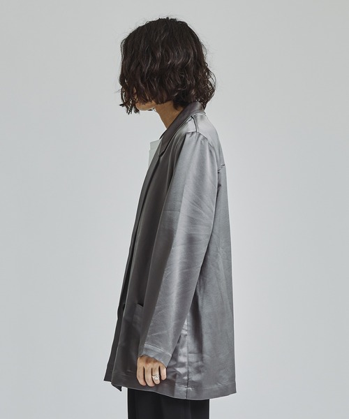 NUMBER (N)INE(ナンバーナイン)の「STUDIOUS別注 ラペルカーディガンジャケット(テーラードジャケット・メンズ・ブラック/グレー/ブラウン/ネイビー・1/3/2)」の21枚目の写真