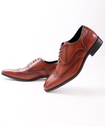 【H.O.WALK】WING-TIP SHOES ローヒールウィングチップ