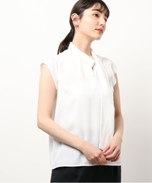 アシメボウタイフレンチスリーブブラウス