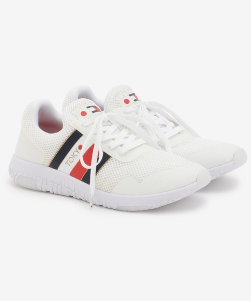 TOMMY HILFIGER（トミーヒルフィガー）の「Tokyo Capsule SNEAKER（スニーカー・メンズ・ホワイト・27.5cm/26.5cm/25.5cm/26cm）」の4枚目の写真