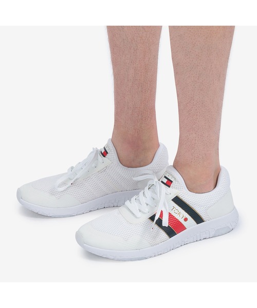 TOMMY HILFIGER（トミーヒルフィガー）の「Tokyo Capsule SNEAKER（スニーカー・メンズ・ホワイト・27.5cm/26.5cm/25.5cm/26cm）」の11枚目の写真