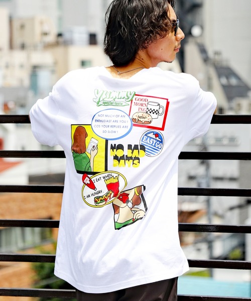 8(eight)(エイト)の「ビッグTシャツ(Tシャツ/カットソー・メンズ・ホワイト系その他/ベージュ系その他/ブルー系その他/ブラック系その他/グリーン系その他/ピンク系その他/ホワイト系その他2/ホワイト系その他3/ベージュ系その他2/ホワイト系その他4/ピンク系その他2/ブラック系その他2/ホワイト系その他5/ブラック系その他3/ベージュ系その他3/グリーン系その他2/ピンク系その他3/ブルー系その他2/ホワイト系その他6/ホワイト系その他7/ベージュ系その他4/ブラック系その他4・MEDIUM/LARGE)」の6枚目の写真