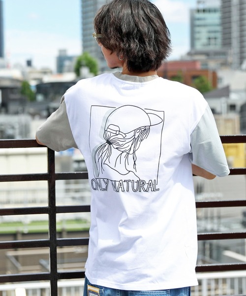 8(eight)(エイト)の「ビッグTシャツ(Tシャツ/カットソー・メンズ・ホワイト系その他/ベージュ系その他/ブルー系その他/ブラック系その他/グリーン系その他/ピンク系その他/ホワイト系その他2/ホワイト系その他3/ベージュ系その他2/ホワイト系その他4/ピンク系その他2/ブラック系その他2/ホワイト系その他5/ブラック系その他3/ベージュ系その他3/グリーン系その他2/ピンク系その他3/ブルー系その他2/ホワイト系その他6/ホワイト系その他7/ベージュ系その他4/ブラック系その他4・MEDIUM/LARGE)」の7枚目の写真