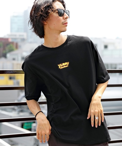 8(eight)(エイト)の「ビッグTシャツ(Tシャツ/カットソー・メンズ・ホワイト系その他/ベージュ系その他/ブルー系その他/ブラック系その他/グリーン系その他/ピンク系その他/ホワイト系その他2/ホワイト系その他3/ベージュ系その他2/ホワイト系その他4/ピンク系その他2/ブラック系その他2/ホワイト系その他5/ブラック系その他3/ベージュ系その他3/グリーン系その他2/ピンク系その他3/ブルー系その他2/ホワイト系その他6/ホワイト系その他7/ベージュ系その他4/ブラック系その他4・MEDIUM/LARGE)」の11枚目の写真