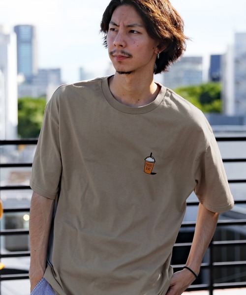 8(eight)(エイト)の「ビッグTシャツ(Tシャツ/カットソー・メンズ・ホワイト系その他/ベージュ系その他/ブルー系その他/ブラック系その他/グリーン系その他/ピンク系その他/ホワイト系その他2/ホワイト系その他3/ベージュ系その他2/ホワイト系その他4/ピンク系その他2/ブラック系その他2/ホワイト系その他5/ブラック系その他3/ベージュ系その他3/グリーン系その他2/ピンク系その他3/ブルー系その他2/ホワイト系その他6/ホワイト系その他7/ベージュ系その他4/ブラック系その他4・MEDIUM/LARGE)」の14枚目の写真