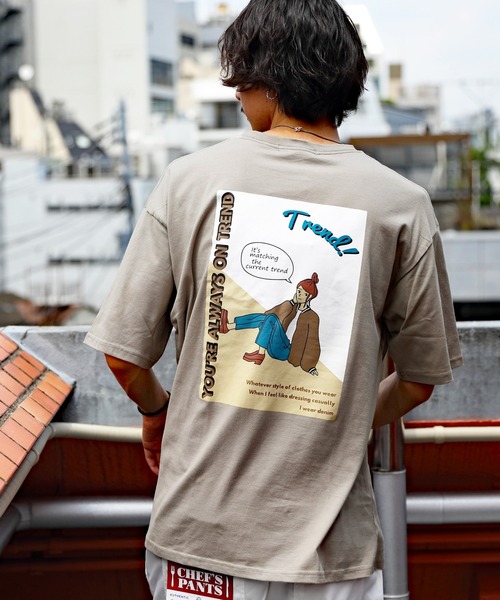 8(eight)(エイト)の「ビッグTシャツ(Tシャツ/カットソー・メンズ・ホワイト系その他/ベージュ系その他/ブルー系その他/ブラック系その他/グリーン系その他/ピンク系その他/ホワイト系その他2/ホワイト系その他3/ベージュ系その他2/ホワイト系その他4/ピンク系その他2/ブラック系その他2/ホワイト系その他5/ブラック系その他3/ベージュ系その他3/グリーン系その他2/ピンク系その他3/ブルー系その他2/ホワイト系その他6/ホワイト系その他7/ベージュ系その他4/ブラック系その他4・MEDIUM/LARGE)」の15枚目の写真