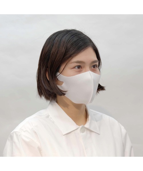JUST A（ジャスト ア）の「JUST A MASK/ MESH　洗えるマスク（マスク・メンズ・ホワイト系その他・M/L）」の3枚目の写真